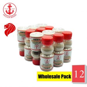 [Bundle of 12] Anchor brand 100% Pure White Pepper Powder 50g