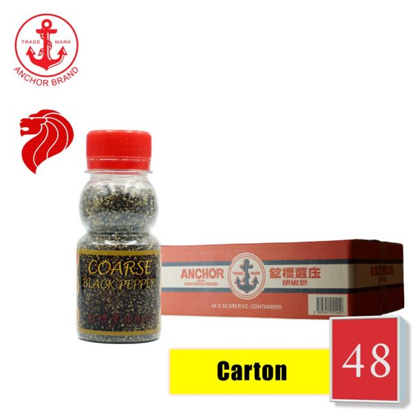 [Carton of 48] Anchor Coarse Black 50g